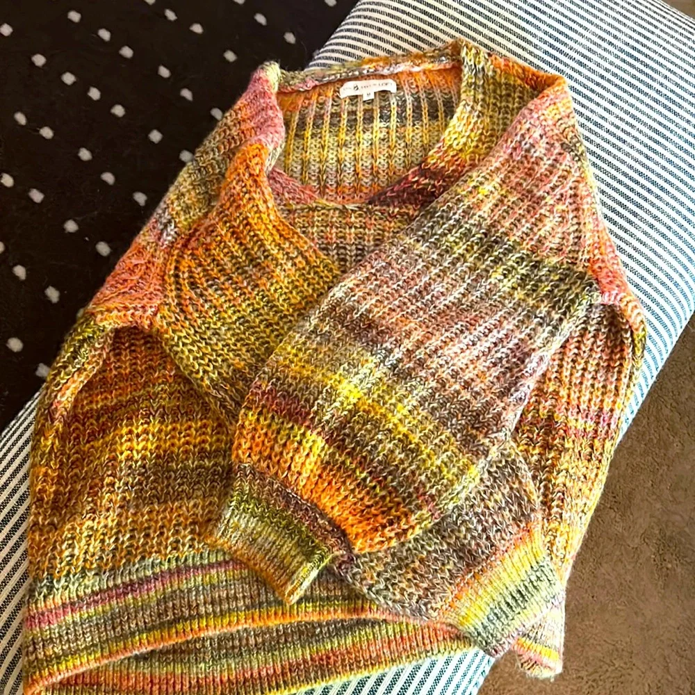 ‼️NWOT Lou & Grey for LOFT multicolored slouchy sweater‼️ - Picture 2 of 6